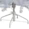 6.5ft. Pre-Lit Slim Geneva White Spruce Artificial Christmas Tree, Pink Lights